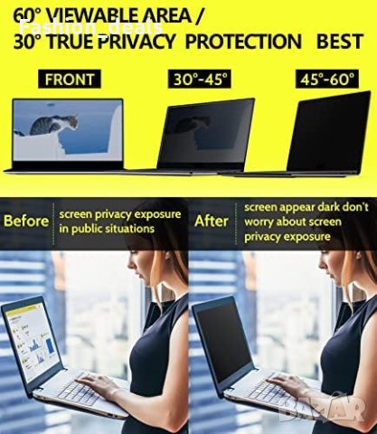 Нов Филтър за поверителност на екран лаптоп 13,3 инча Против отблясъци, снимка 2 - Други - 42002909
