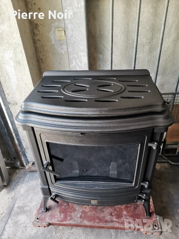 Чугунена печка / камина на дърва 16kW , снимка 2 - Отоплителни печки - 53013088