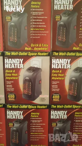 Портативна керамична печка Handy Heater, 400w, с таймер , снимка 11 - Други стоки за дома - 47989073