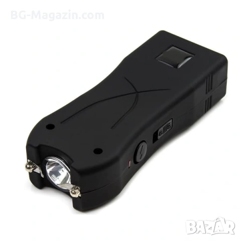 Мощен акумулаторен електрошок кучегон с LED фенер за самозащита против кучета самоотбрана джобен, снимка 3 - Екипировка - 53032132