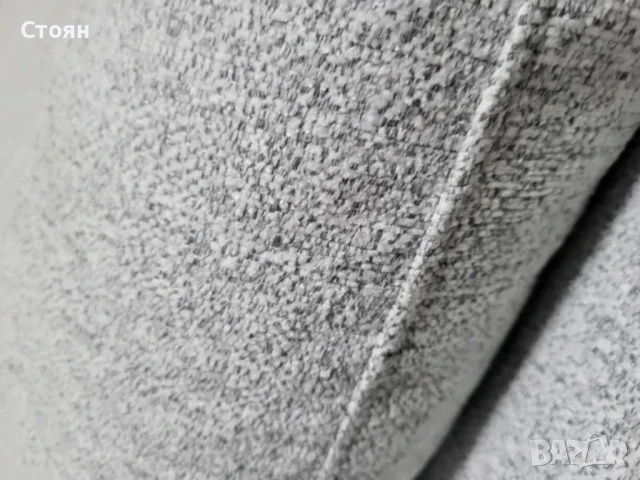 Светло сив диван от плат тройка с електрически релаксиращ механизъм, снимка 12 - Дивани и мека мебел - 50886717