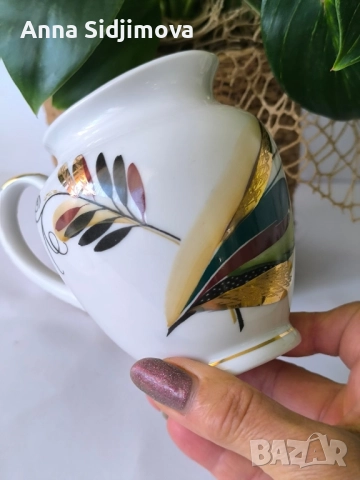 Руски порцелан ЛФЗ сервиз за чай , снимка 2 - Сервизи - 51526224