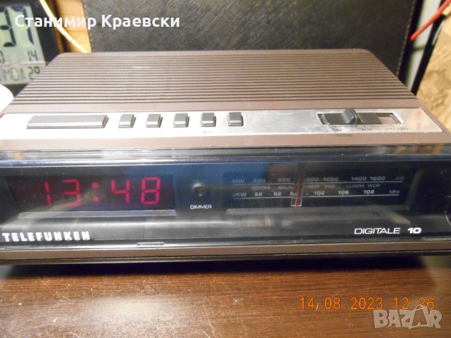 Telefunken Digitale 10 Radio clock alarm - vintage 81, снимка 4 - Други - 41983223