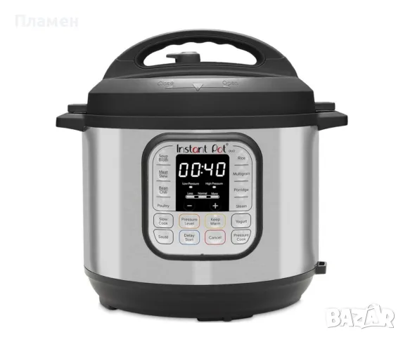 МУЛТИКУКЪР INSTANT POT DUO 8L – 1200W – 13 ПРОГРАМИ – ИНОКС

ЧИСТО НОВ, НЕИЗПОЛЗВАН!, снимка 10 - Мултикукъри - 55885658