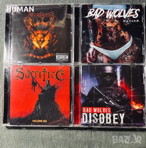 Venom - Sacrifice - Bad Wolves , снимка 13 - CD дискове - 53094956