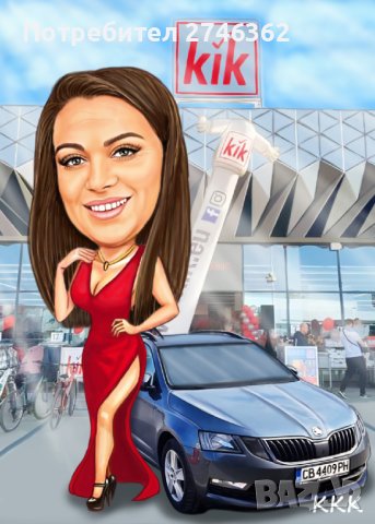 Дигитална Карикатура-шарж в рамка, снимка 5 - Картини - 29493243