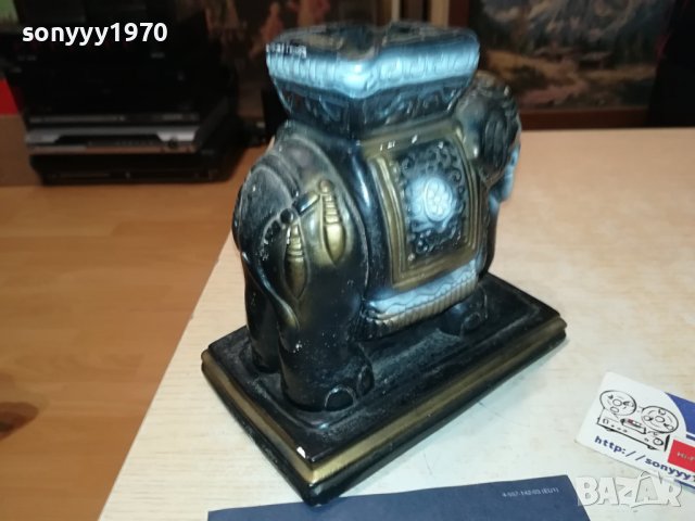 СЛОН МАСИВЕН 17Х16Х10СМ 2008231237, снимка 13 - Колекции - 41909507