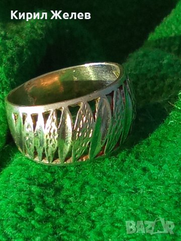 СТИЛЕН СРЕБЪРЕН АРТ ПРЪСТЕН СРЕБРО 925 АЖУРНА РЪЧНА МАЙСТОРСКА ИЗРАБОТКА 32639