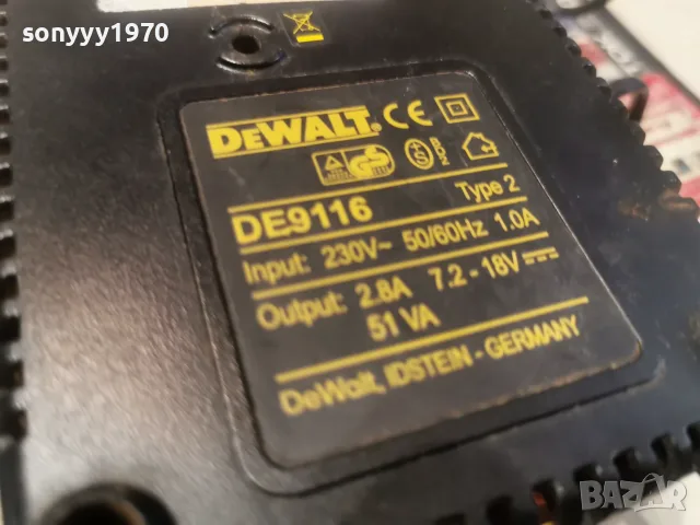 DEWALT DE9116 BATTERY CHARGER-GERMANY 0509261829L4, снимка 15 - Винтоверти - 55962398