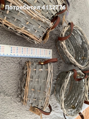 ЛОТ Плетение кошница, ЛОТ саксии, ЛОТ венци. , снимка 3 - Саксии и кашпи - 53582791