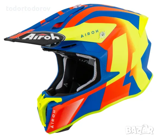 Мотокрос каска AIROH TWIST 2.0 LIFT Orange/Blue размер XXL 63-64см. 149.90 €