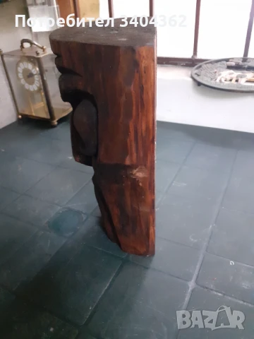 Дърворезба статуетка фигура дърво, снимка 3 - Антикварни и старинни предмети - 50851427