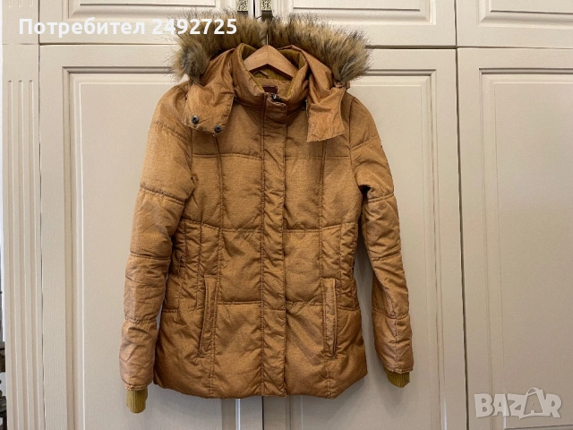 6 бр Яке дамско с качулка черно каки бежево, жълто, снимка 6 - Якета - 43330752