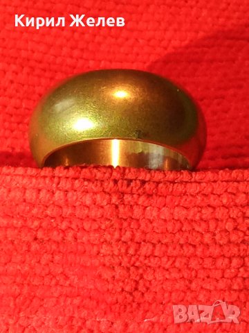 СТАРА ПОЗЛАТЕНА МЪЖКА ХАЛКА РЕТРО ПРЪСТЕН с ПЕЧАТИ 585 и 14К РЪЧНА ИЗРАБОТКА За КОЛЕКЦИЯ 32588, снимка 17 - Антикварни и старинни предмети - 39723558