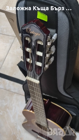 Уникална !!! Акустична китара Ortega . В добро състояние!!!, снимка 9 - Китари - 52849398