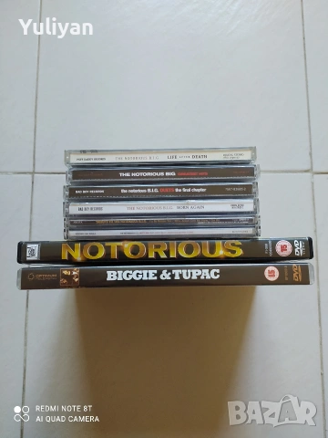 Notorious Big Лот Оригинални дискове/максита/ДВДта, снимка 3 - CD дискове - 53384765