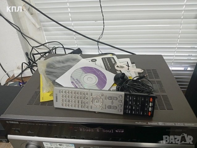 7.2 канален ресивър YAMAHA RX-V 779 Bluetooth 4K Wi-fi , снимка 2 - Ресийвъри, усилватели, смесителни пултове - 53676209