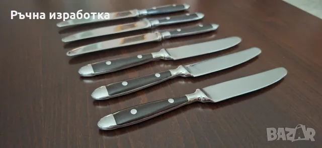 нож 6бр.rostfrei немски основен нож прибори за хранене комплект, снимка 13 - Прибори за хранене, готвене и сервиране - 55953211