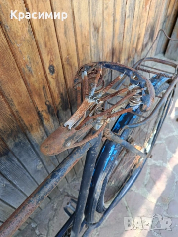 Старо колело /велосипед Диамант, за реставрация, снимка 4 - Антикварни и старинни предмети - 53847334
