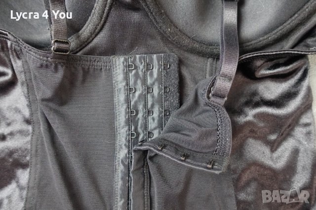 75В черен сатенен корсет, снимка 12 - Корсети, бюстиета, топове - 44186097