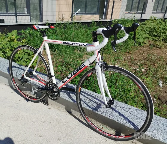 Отличен шосеен велосипед Cube Peloton / Shimano 105 / Fulcrum / Карбонова вилка/ Рамка 56 см.