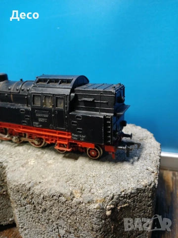 Стар масивен метален парен локомотив Fleischmann., снимка 5 - Колекции - 53658584