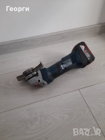 BOSCH GWS 18 V-LI ъглошлайф, снимка 3 - Ъглошлайфи - 53090212