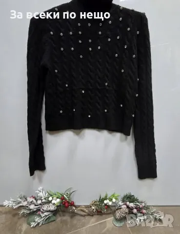 Дамски пуловер - 3 налични цвята, снимка 2 - Блузи с дълъг ръкав и пуловери - 48167217