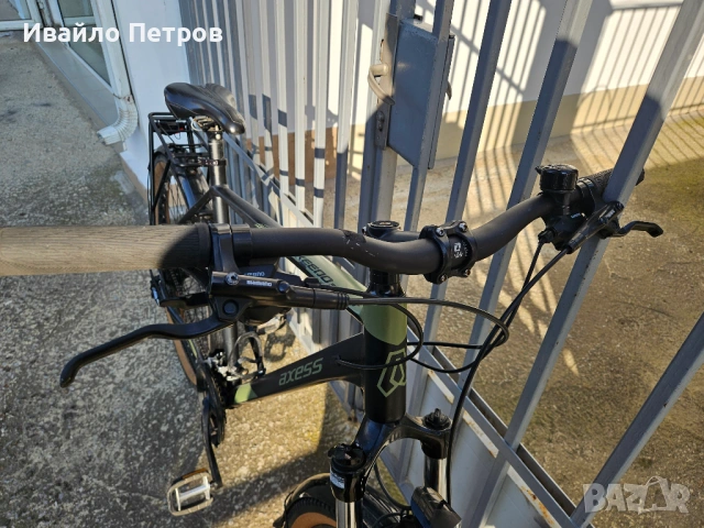 Хидравлика-алуминиев велосипед 29 цола AXESS-шест месеца гаранция, снимка 4 - Велосипеди - 53160227