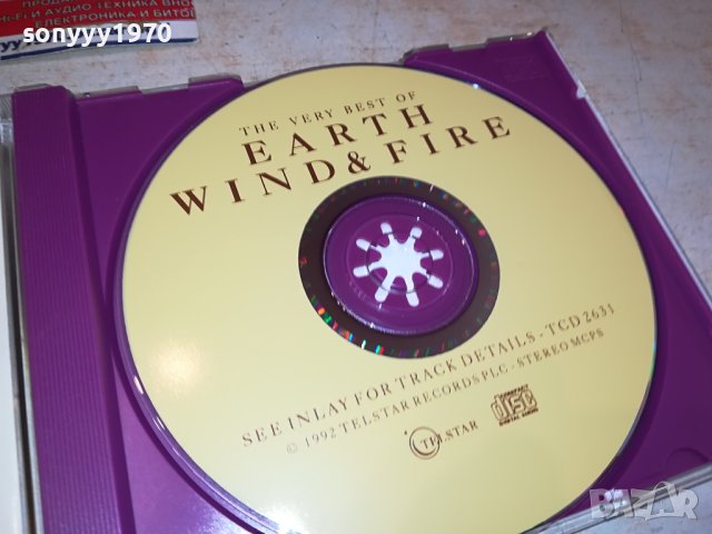 EARTH WIND & FIRE CD 0910231641, снимка 4 - CD дискове - 42497294