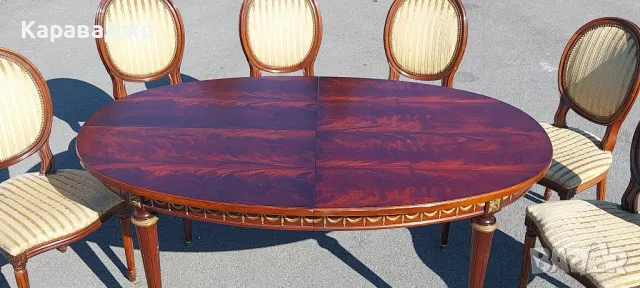 Трапезна маса Луи XVI, снимка 7 - Маси - 49443012