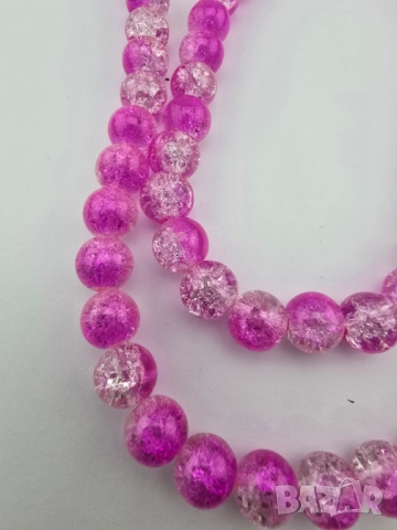 Стъклени Мъниста за бижута 10мм 8мм 6 мм 4мм J249, снимка 2 - Други - 52419294