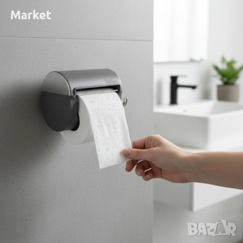 Bideo – поставка за тоалетна хартия, с функция за овлажняване, снимка 3 - Други стоки за дома - 51853431