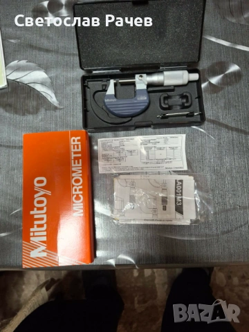 mitutoyo Микрометър, снимка 12 - Шублери - 53739273