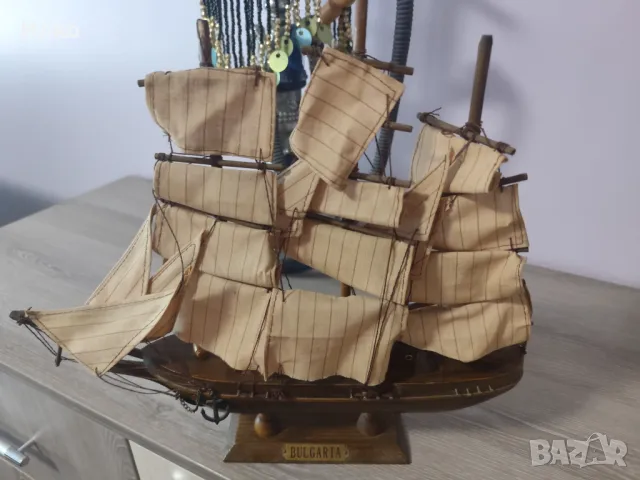 Кораб ръчна изработка сувенири , снимка 2 - Декорация за дома - 48127761