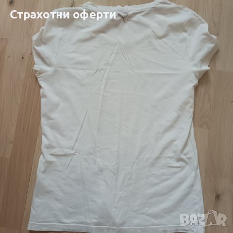 Бяла тениска Puma, снимка 4 - Тениски - 41016879