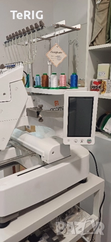 Бродировъчен автомат RICOMA EM-1010-8S - 10 конечна бродировъчна машина, снимка 3 - Друго търговско оборудване - 51826067