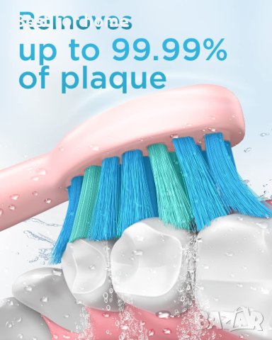 Звукова електрическа четка за зъби PHYLIAN,8 глави,акумулаторна,3 часа бързо зареждане за 120 дни, снимка 7 - Други - 40515942