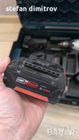 Bosch акумулаторен ударно-пробивен винтоверт gsb 18v-110 плюс 2 батерий 4Ah и зарядно , снимка 11 - Винтоверти - 53746025