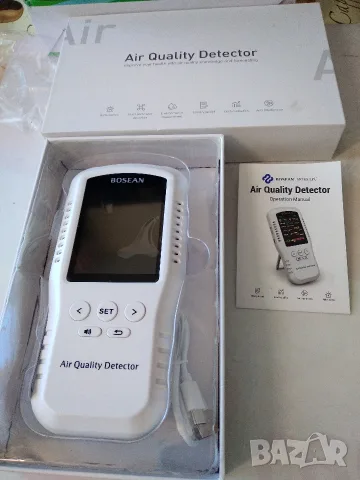 Детектор за качеството на въздуха BOSEAN T-Z01PRO, снимка 17 - Друга електроника - 55968884