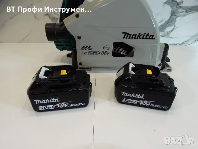 2023 - Makita dsp 600 - Акумулаторенн потапящ циркуляр + шина, снимка 11 - Триони и циркуляри - 55965882