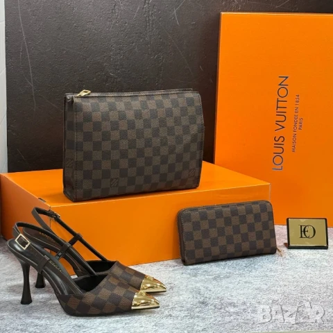 обувки на ток louis vuitton 