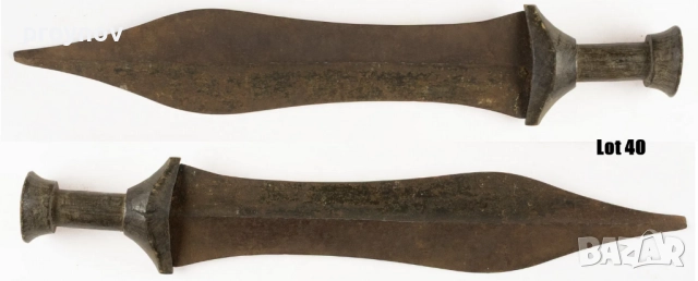 Меч за хвърляне на народът на  Бушонго  32 см.