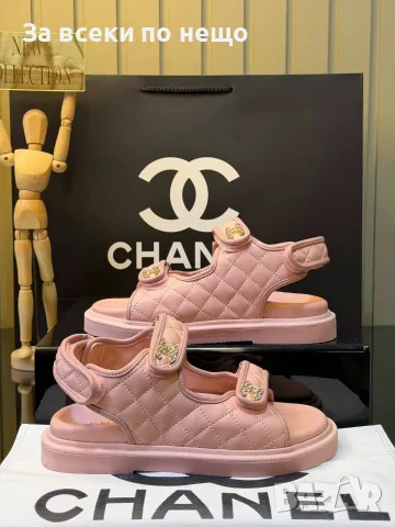 Chanel Дамски Сандали Шанел - Различни Цветове Код SEM-11, снимка 2 - Сандали - 55710317