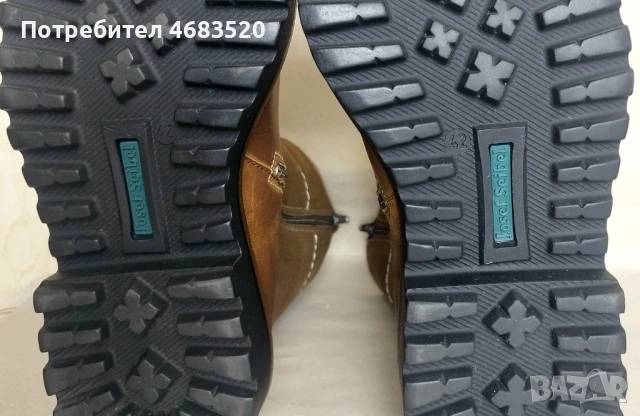 Мъжки боти от естествена кожа Josef Seibel №42 / Германия, снимка 9 - Мъжки боти - 53188370