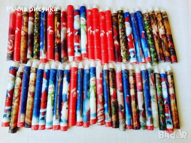 Коледни свещ цена 1.20лв/бр, снимка 1