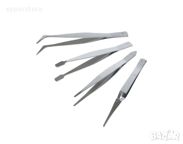 Комплект Пинсети финни Digital One SP00886, различни накрайници, 4р, tweezer set