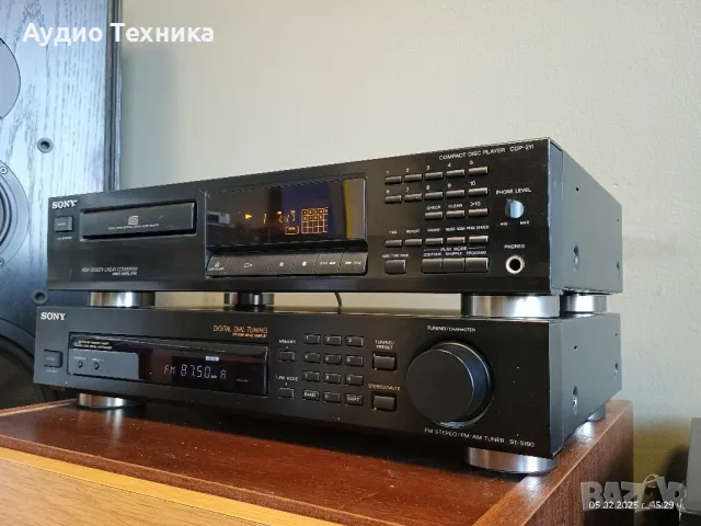 CD и TUNER SONY. Перфектни. Продават се и по отделно. Предлагам и усилватели и тонколони., снимка 3 - Аудиосистеми - 48985587