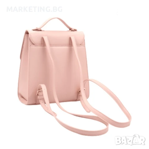 Кокетна дамска раничка, със сламени детайли, снимка 9 - Чанти - 50456875