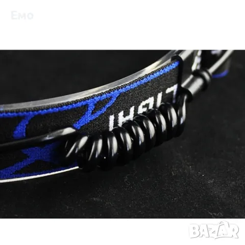 Фенер за глава със силна светлина и SOS режим, снимка 6 - Къмпинг осветление - 47911947